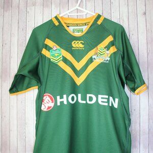 Australia Holden Kangaroos Rugby Shirt 2014-2015 Canterbury Size L
